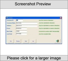 DC Data Entry Validator Screenshot